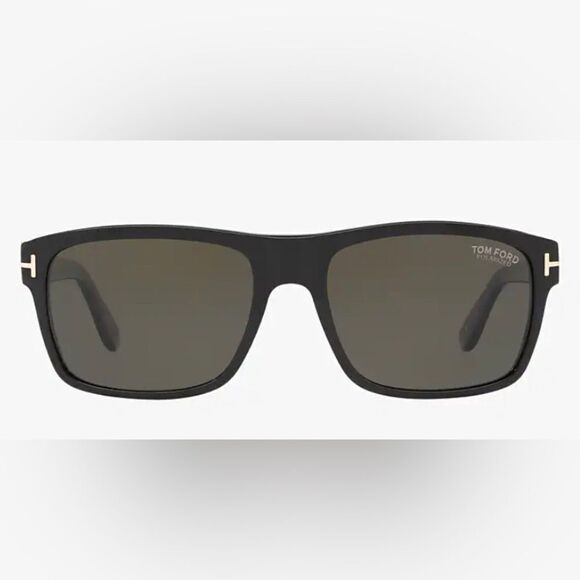 Tom ford August Polarized Sunglasses Black Silver Anniversary Edition Unisex NWT - Picture 4 of 16